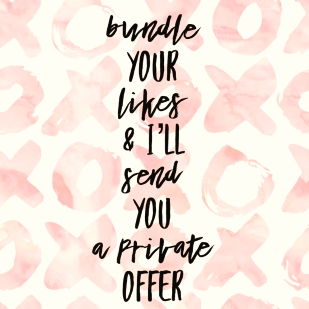 BUNDLE AND I'LL SEND AN OFFER!!!